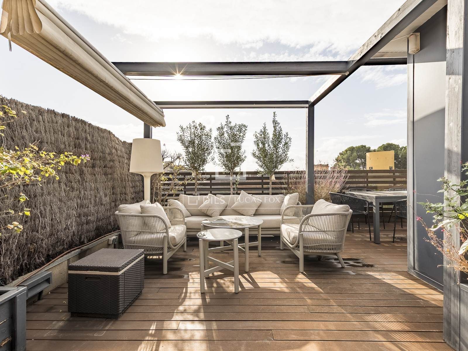 Terrace of Attic for sale in  Barcelona Capital  with Air Conditioner, Heating and Parquet flooring