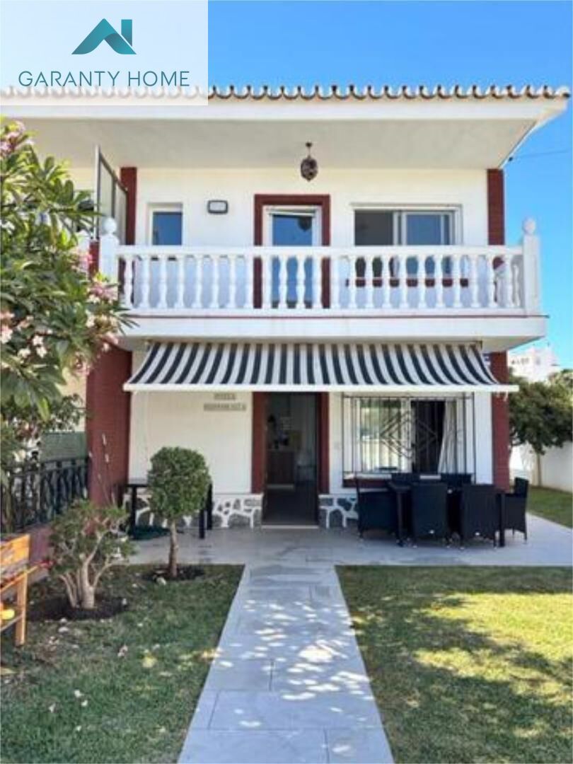 Exterior view of Single-family semi-detached to rent in Rincón de la Victoria  with Air Conditioner, Heating and Private garden