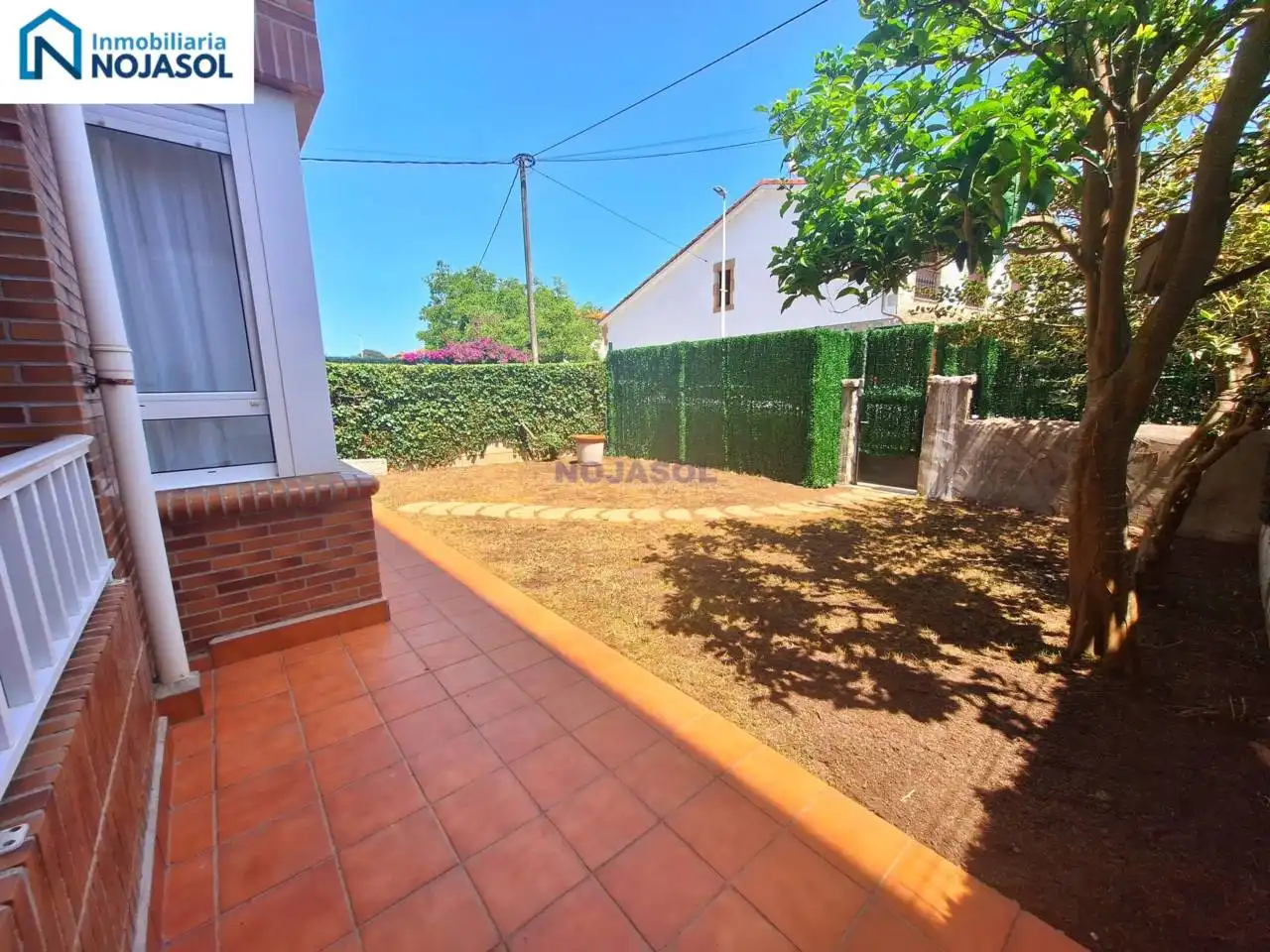 Jardí de Apartament de lloguer en Noja amb Calefacció, Jardí privat i Terrassa