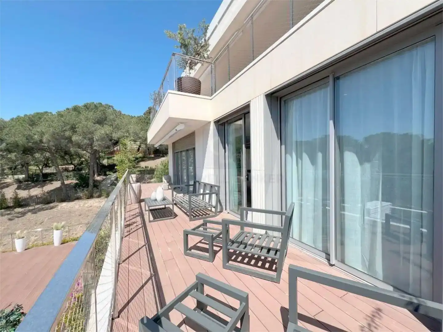 Terrasse von Wohnung zur Miete in Salou mit Klimaanlage, Schwimmbad und Balkon