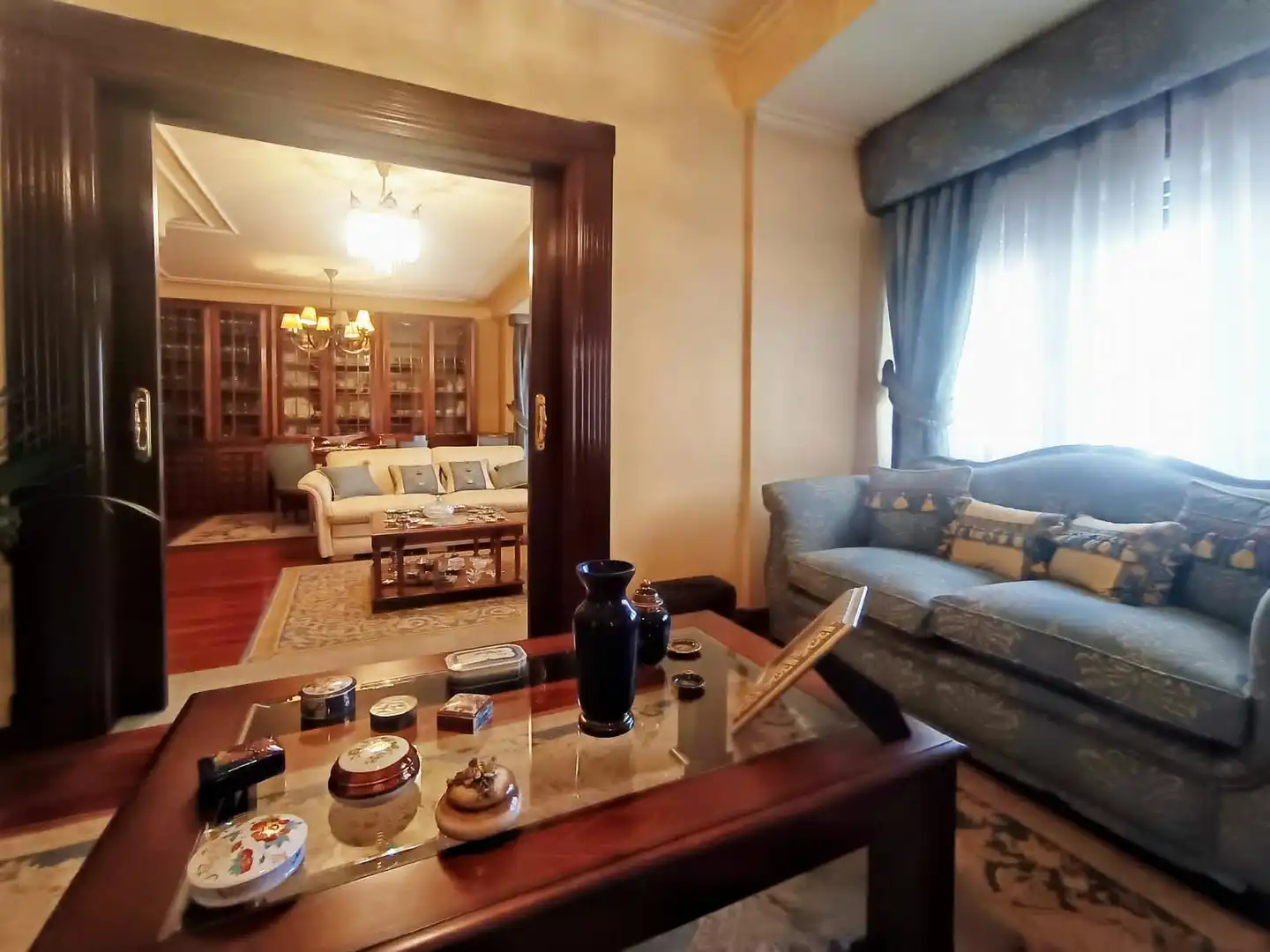 Sala de estar de Dúplex en venta en Pontevedra Capital  con Calefacción y Amueblado