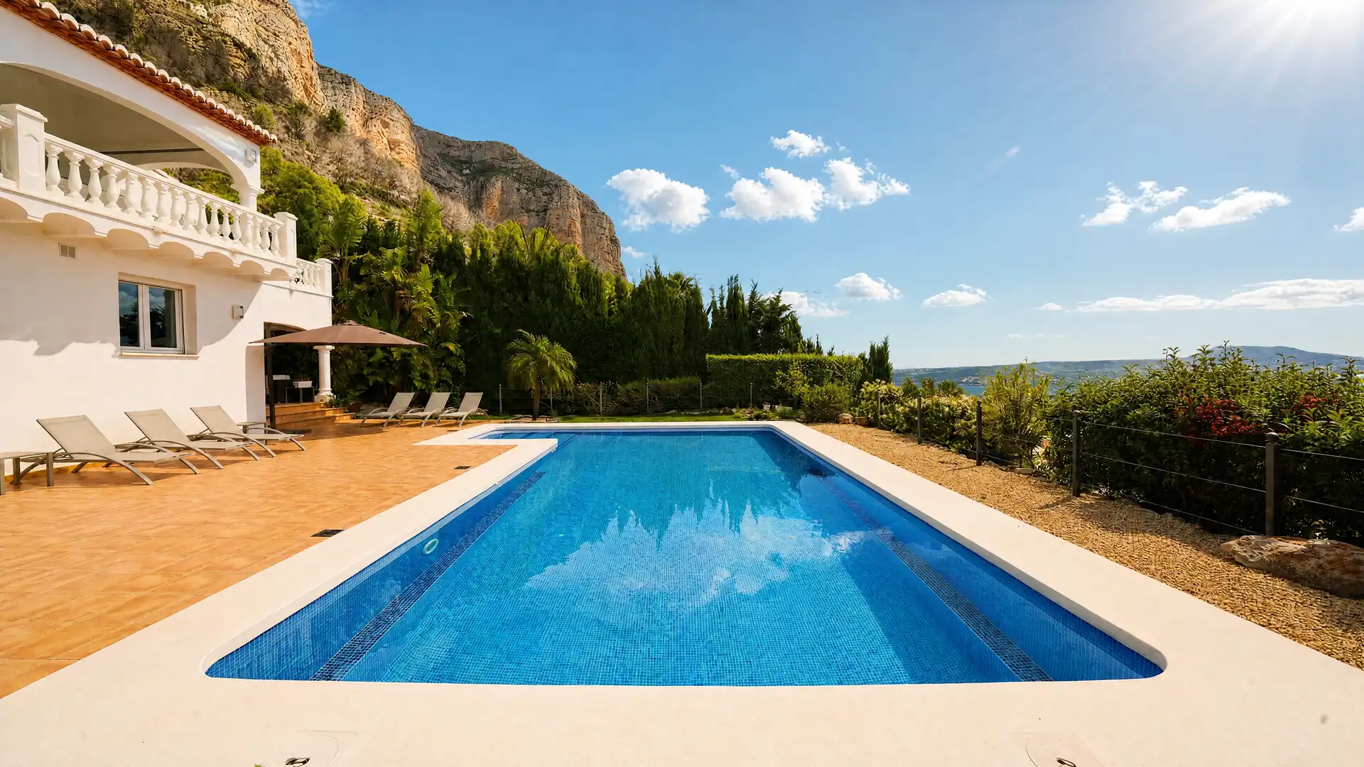 Swimming pool of Country homes for sale in Montgó - Ermita