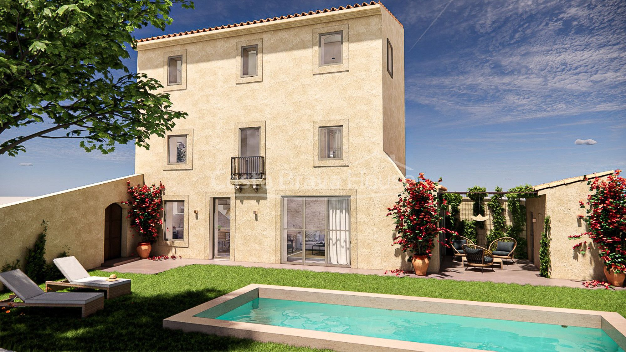 Vista exterior de Finca rústica en venda en Palafrugell amb Aire condicionat, Calefacció i Jardí privat