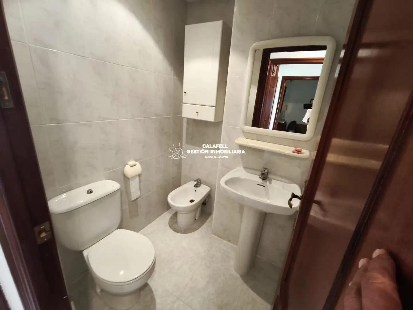 Badezimmer von Wohnung zur Miete in Calafell mit Klimaanlage, Heizung und Terrasse