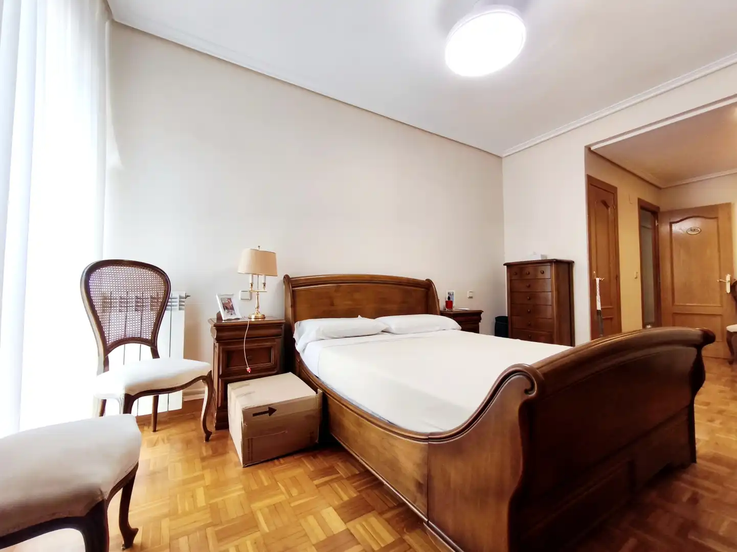 Bedroom of Flat for sale in  Logroño  with Heating, Parquet flooring and Storage room