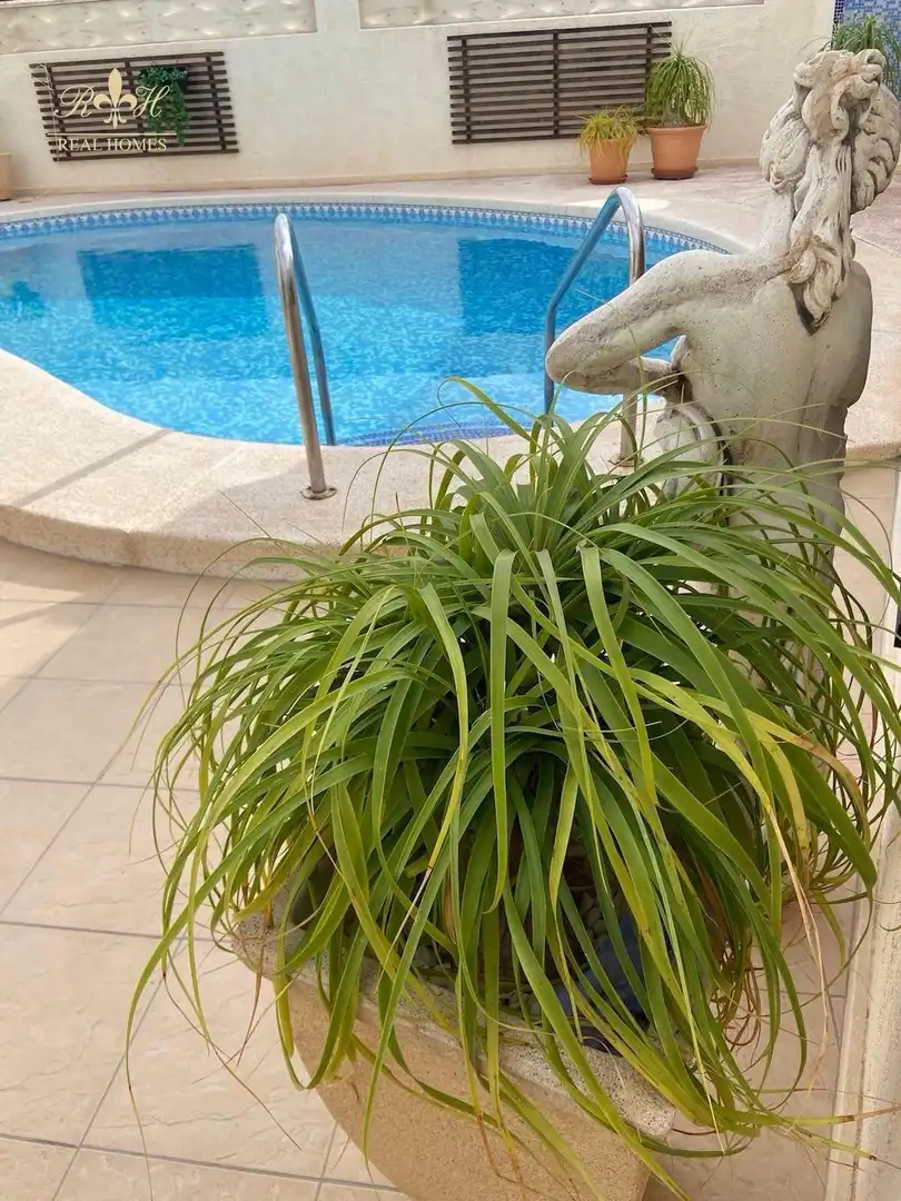 Garden of Detached homes for sale in L'Alfàs del Pi  with Air Conditioner, Heating and Swimming Pool