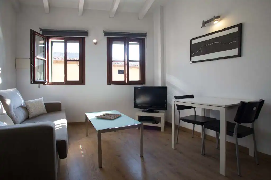 Sala d'estar de Apartament en venda en  Palma de Mallorca amb Aire condicionat, Calefacció i Moblat
