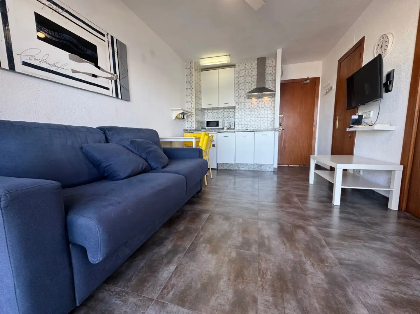 Sala de estar de Apartamento en venta en Calpe / Calp con Aire acondicionado, Trastero y Piscina