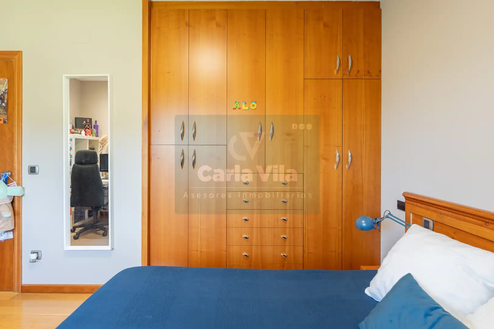 Bedroom of Houses for sale in Outeiro de Rei  with Heating, Private garden and Parquet flooring