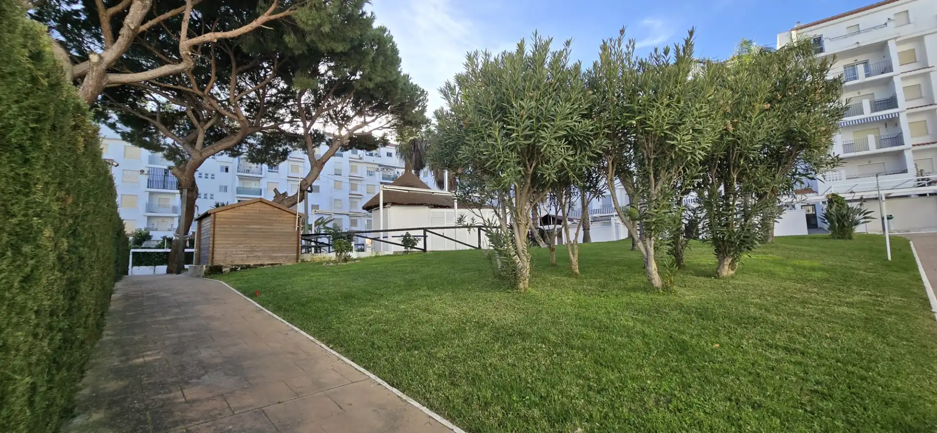 Jardín de Apartamento en venta en El Portil con Aire acondicionado, Piscina y Amueblado