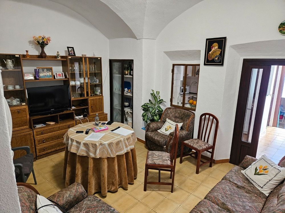 Living room of Planta baja for sale in Aliseda  with Terrace and Furnished