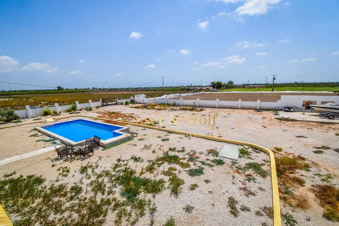 Finca rústica en venta en Crevillent con Jardín privado, Terraza y Piscina