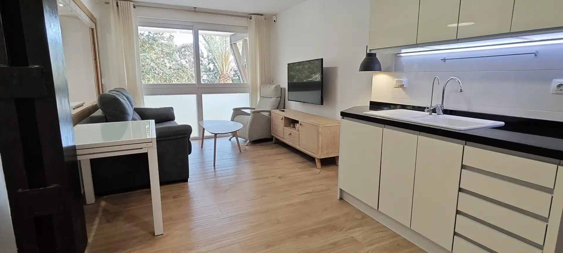 Living room of Apartments for sale in Alicante / Alacant  with Air Conditioner, Private garden and Storage room