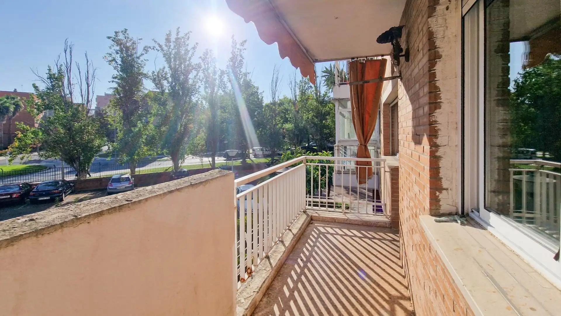 Terrasse von Wohnung zur Miete in Badajoz mit Privatgarten, Möbliert und Balkon