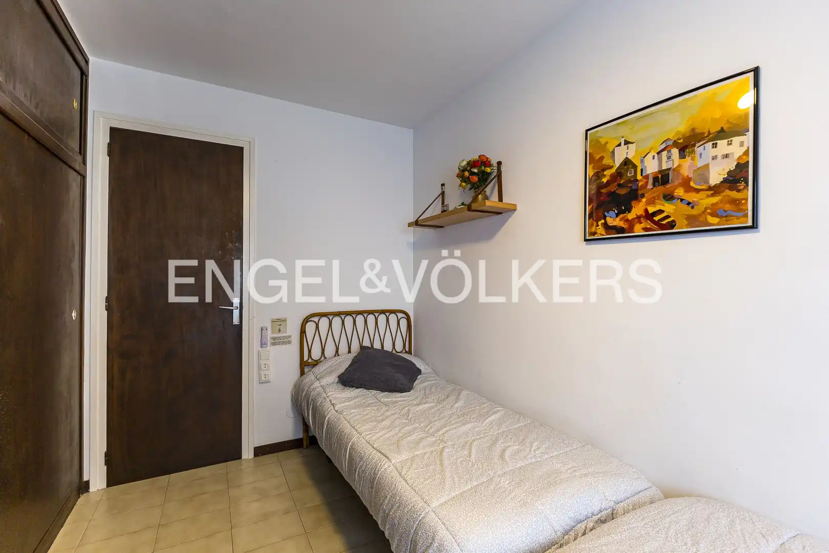 Schlafzimmer von Wohnung zur Miete in Cubelles mit Klimaanlage, Heizung und Privatgarten