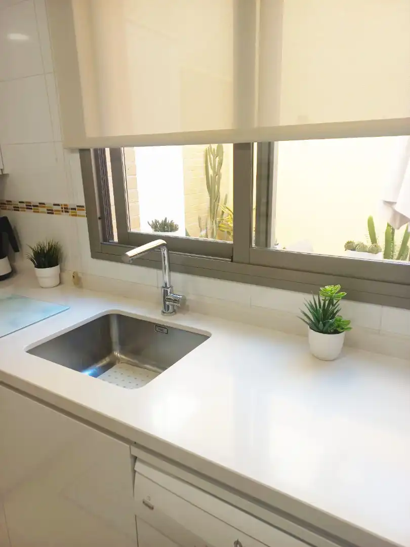 Cocina de Casa adosada en venta en Vélez-Málaga con Aire acondicionado, Terraza y Trastero