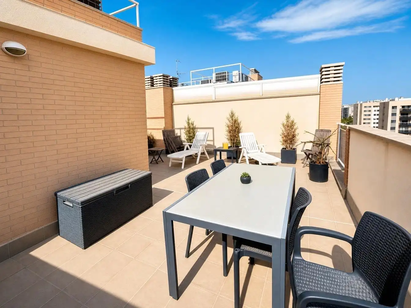 Terrace of Attic for sale in Alicante / Alacant  with Heating, Private garden and Terrace