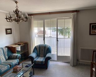 Living room of Flat for sale in Carbajosa de la Sagrada  with Heating, Terrace and Furnished