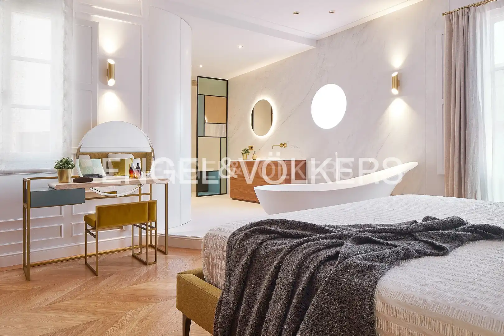 Bedroom of Attic for sale in Barcelona  with Air Conditioner, Heating and Parquet flooring