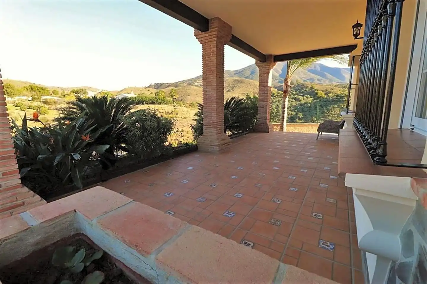 Terraza de Casa o chalet de alquiler en Mijas con Aire acondicionado, Jardín privado y Terraza