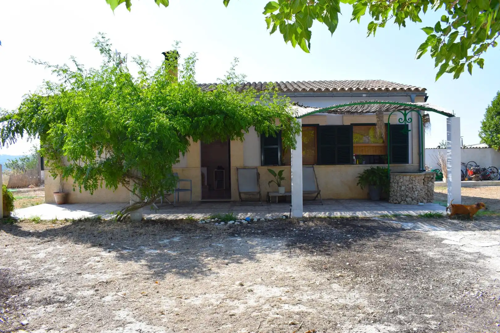 Vista exterior de Finca rústica en venda en Lloret de Vistalegre amb Aire condicionat, Jardí privat i Terrassa