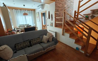 Living room of Attic for sale in Premià de Mar  with Air Conditioner, Heating and Parquet flooring