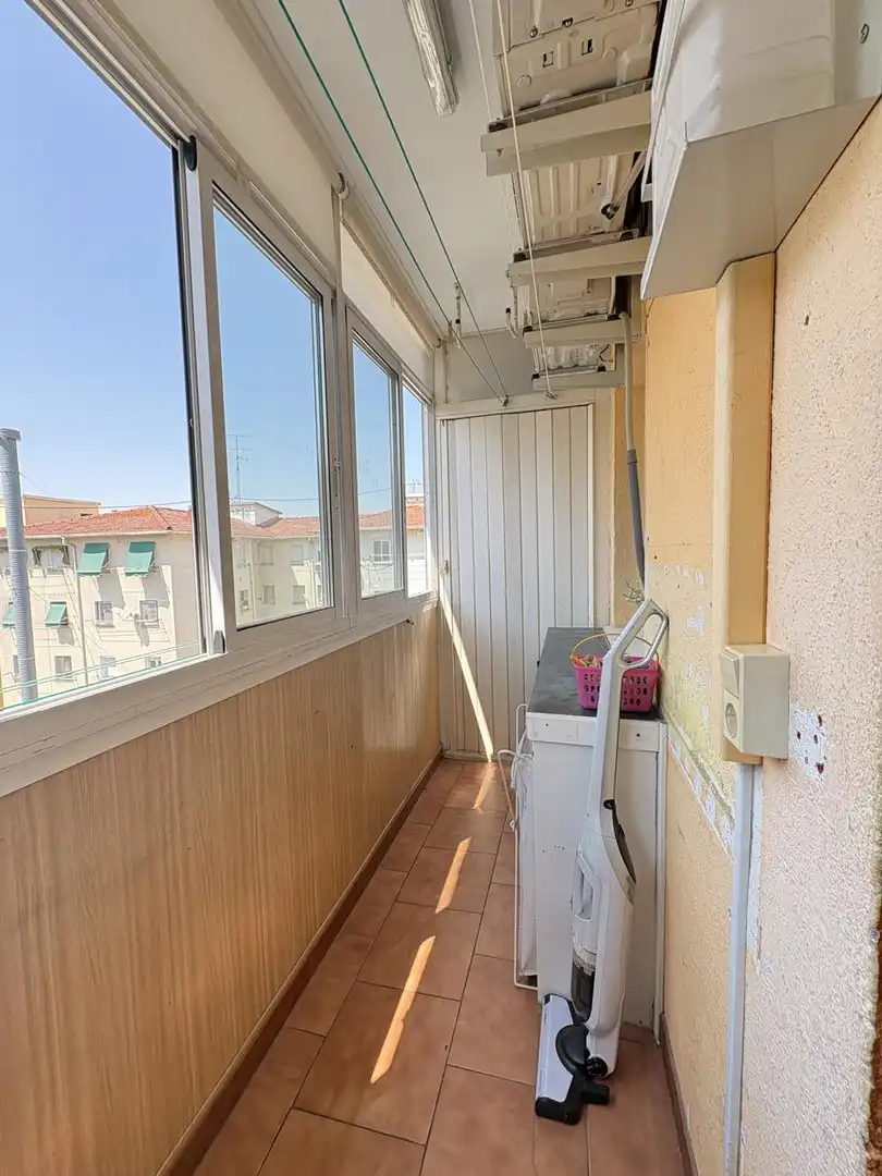 Balcony of Flat for rent in Madrid  with Heating, Terrace and Furnished