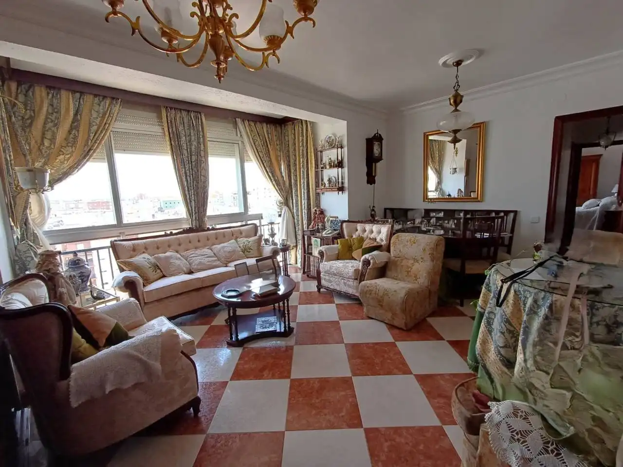 Wohnzimmer von Wohnung zum Verkauf in Huelva mit Klimaanlage