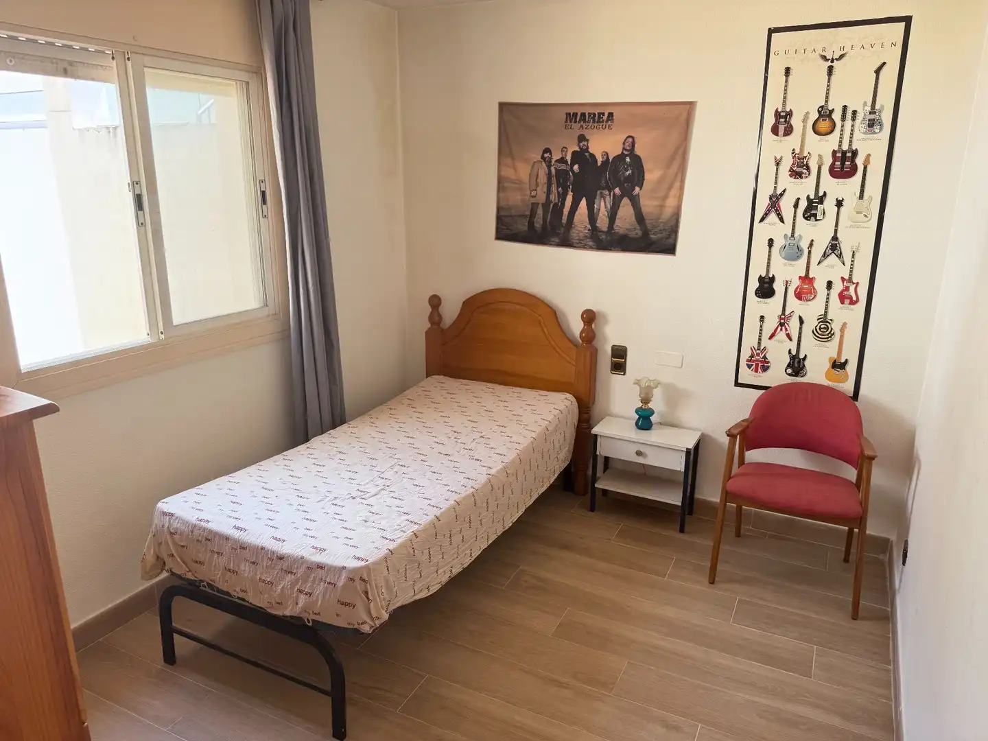 Schlafzimmer von Einfamilien-Reihenhaus zum Verkauf in Roquetas de Mar mit Klimaanlage