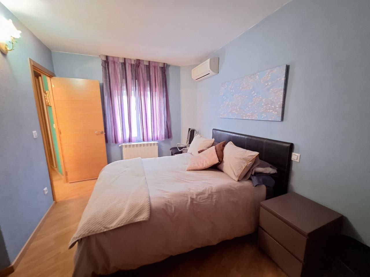 Bedroom of Flat for sale in  Madrid Capital  with Air Conditioner, Heating and Terrace