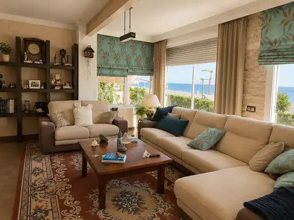 Sala de estar de Apartamento en venta en Torrox con Aire acondicionado, Calefacción y Jardín privado