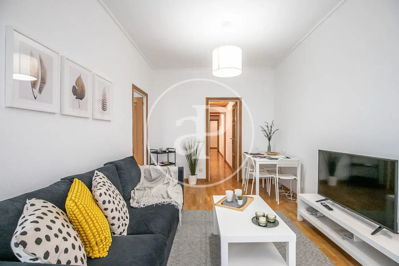 Sala d'estar de Pis en venda en Barcelona amb Aire condicionat, Calefacció i Balcó