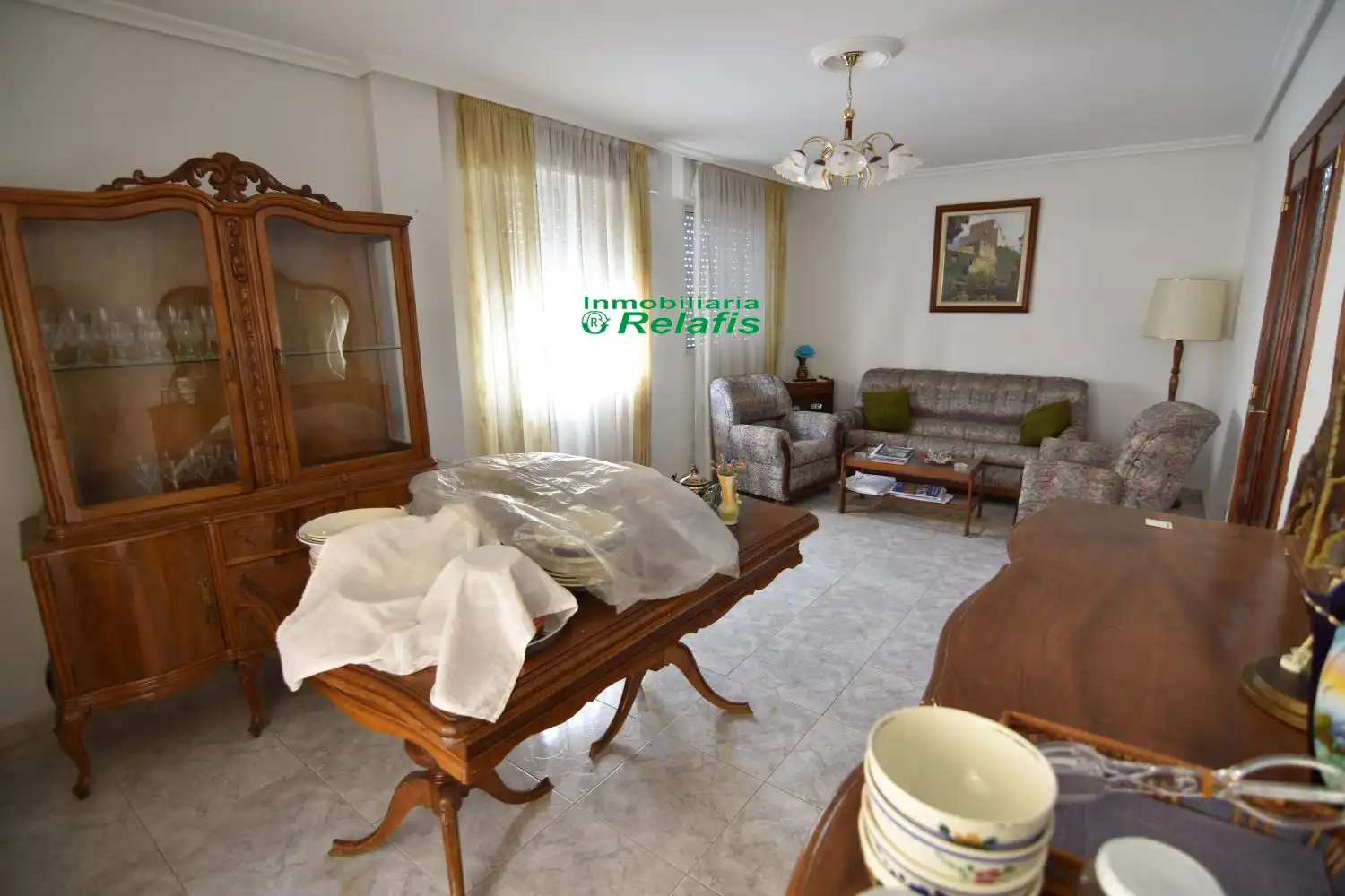 Sala de estar de Piso en venta en Ciudad Rodrigo con Calefacción, Terraza y Trastero