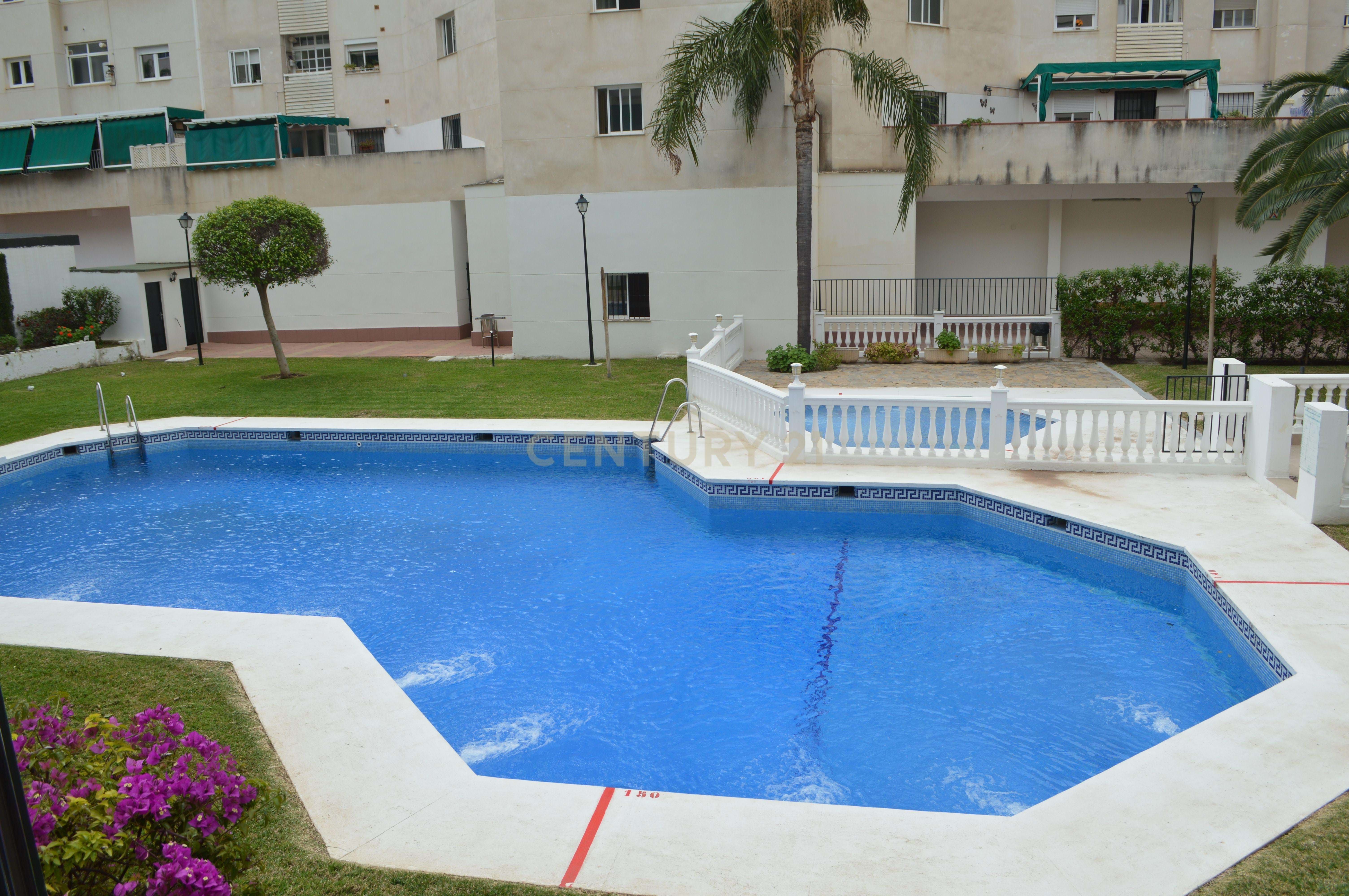 Swimming pool of Flat to rent in Málaga Capital  with Air Conditioner
