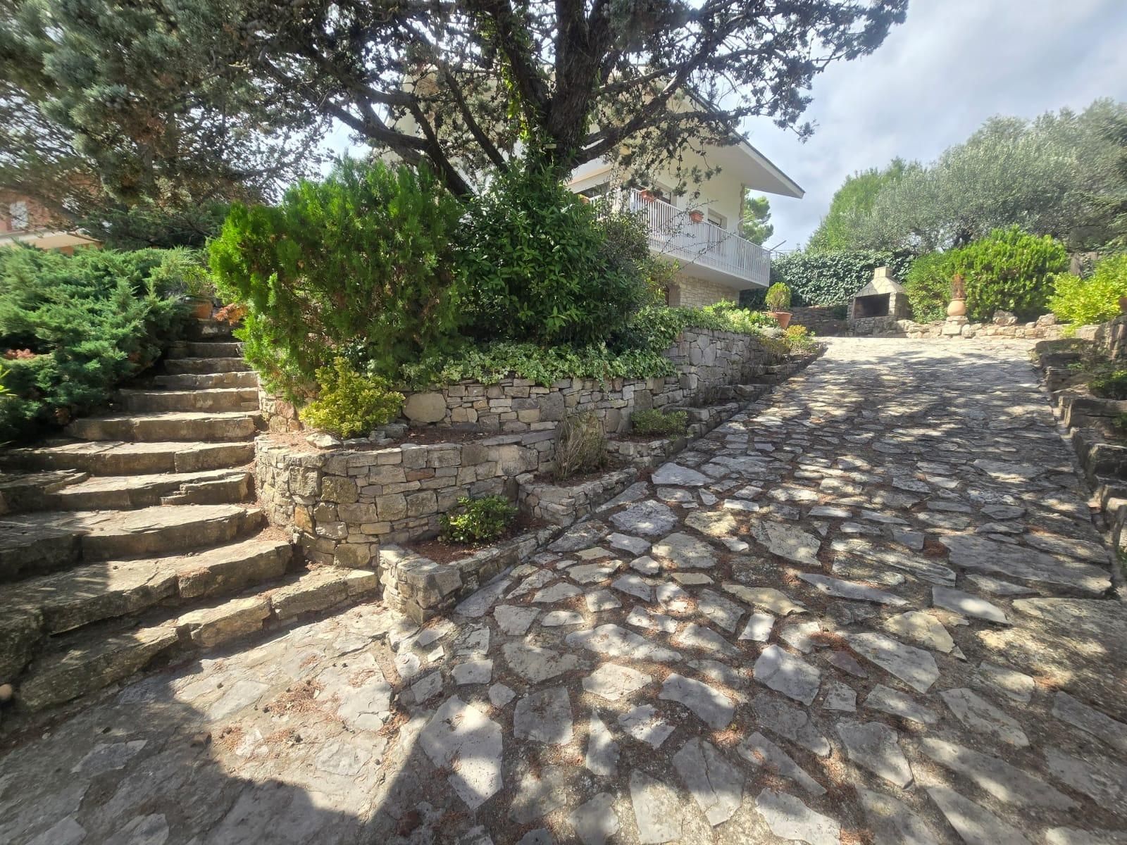 Exterior view of House or chalet for sale in La Llacuna  with Heating, Private garden and Terrace