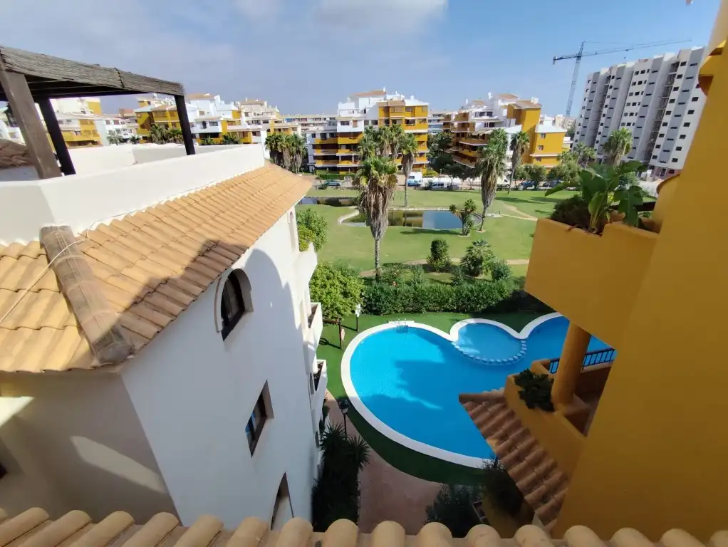 Swimming pool of Attic for sale in Torrevieja  with Air Conditioner, Terrace and Storage room