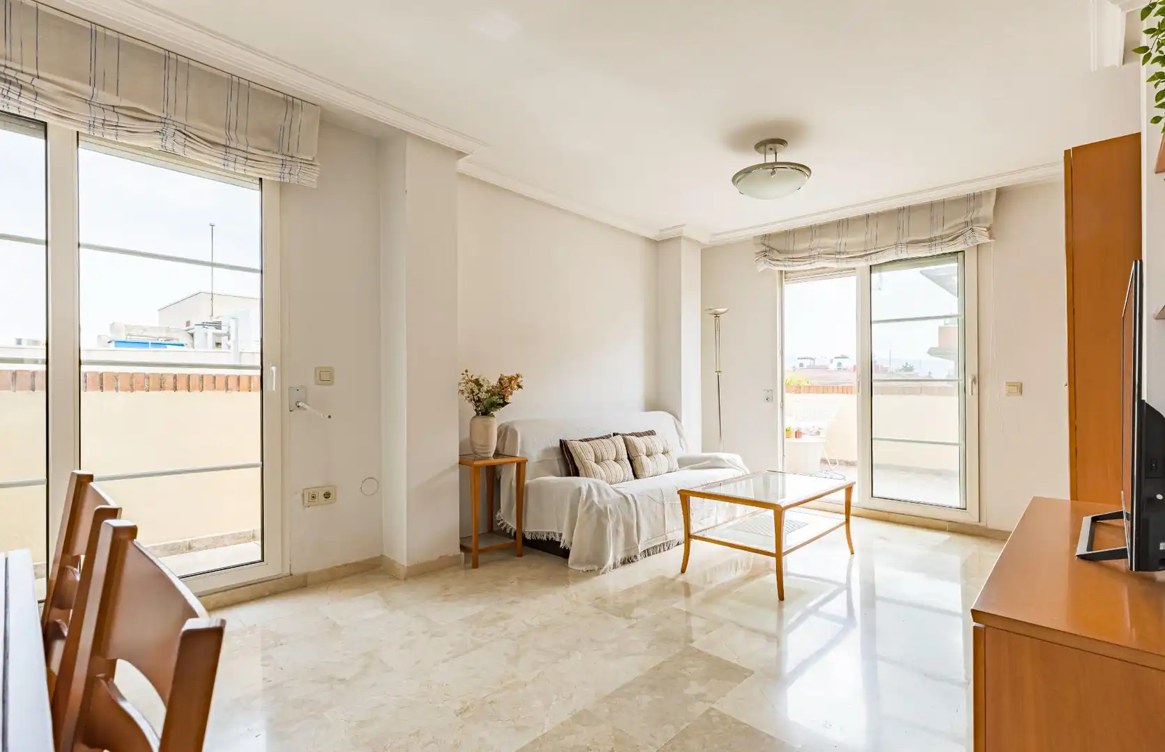 Sala de estar de Ático en venta en Norte