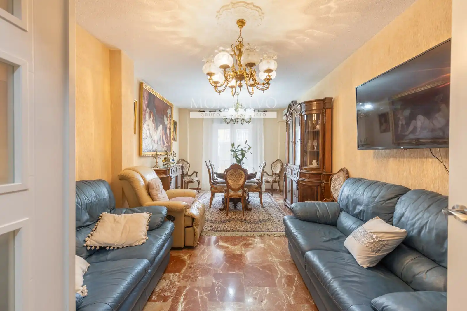 Sala de estar de Dúplex en venta en Atarfe con Aire acondicionado, Calefacción y Terraza