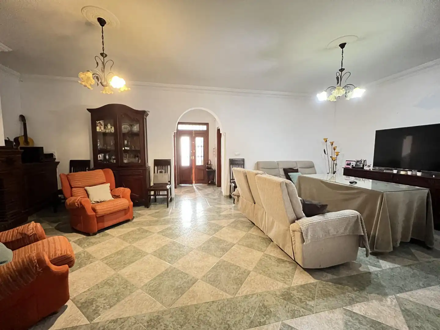 Sala de estar de Casa o chalet en venta en Alameda con Aire acondicionado, Calefacción y Terraza