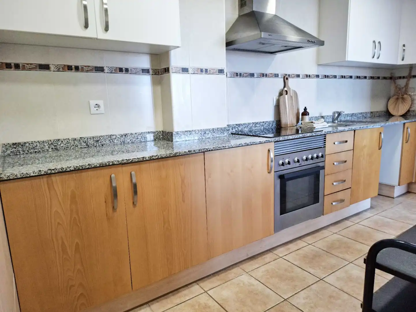 Cuina de Apartament en venda en Pedreguer amb Jardí privat, Terrassa i Internet