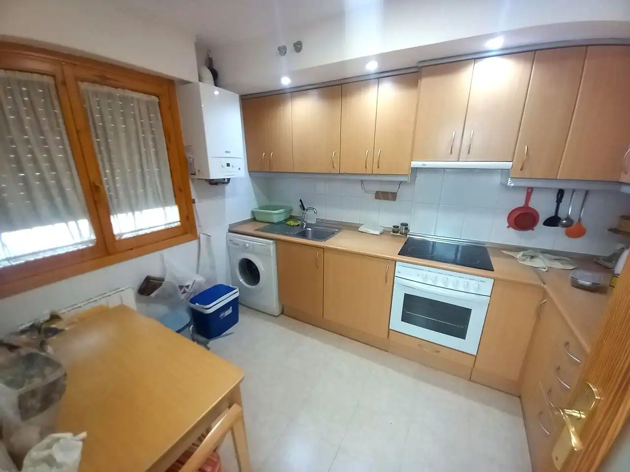 Kitchen of Duplexes for sale in Gallur  with Heating, Terrace and Storage room
