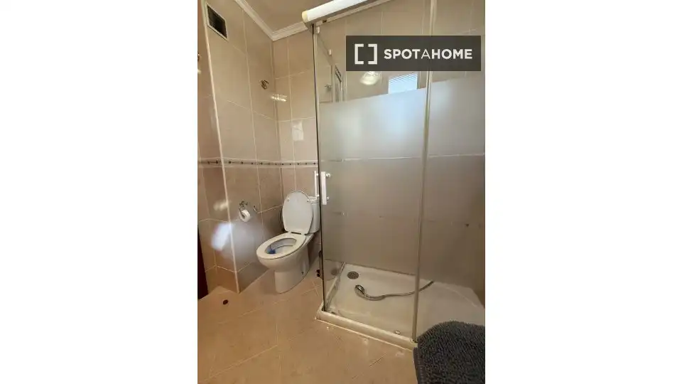 Baño de Piso de alquiler en Málaga con Aire acondicionado, Calefacción y Amueblado