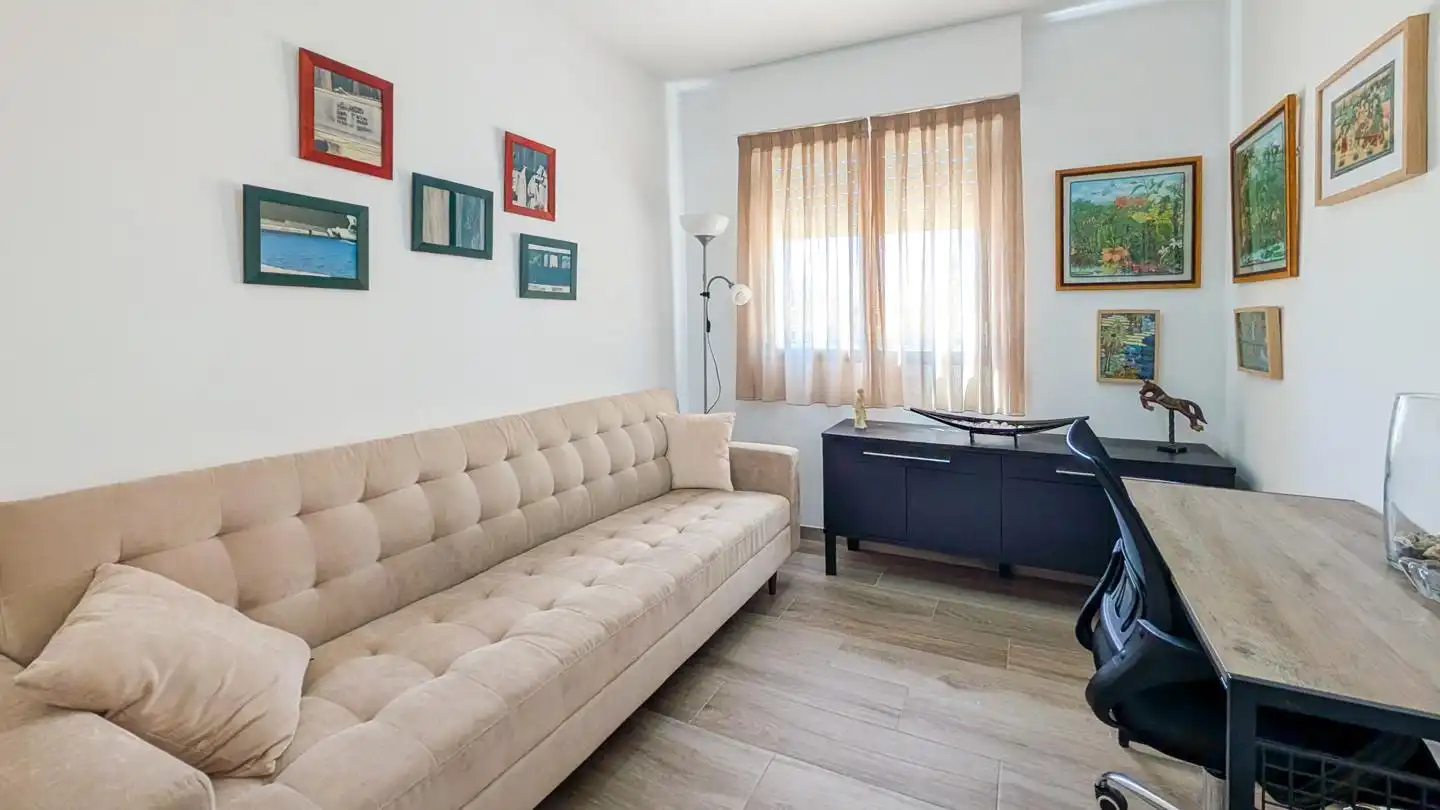 Wohnzimmer von Wohnung zum Verkauf in Santa Pola mit Klimaanlage, Terrasse und Möbliert