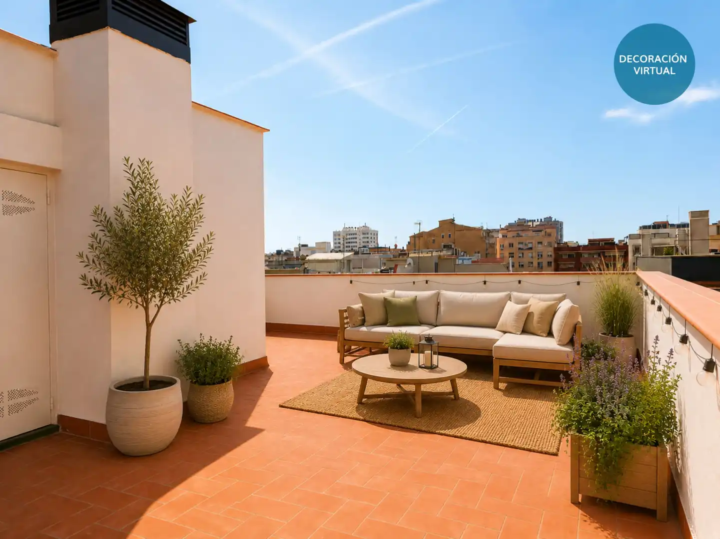 Terraza de Ático en venta en Barcelona con Calefacción y Terraza