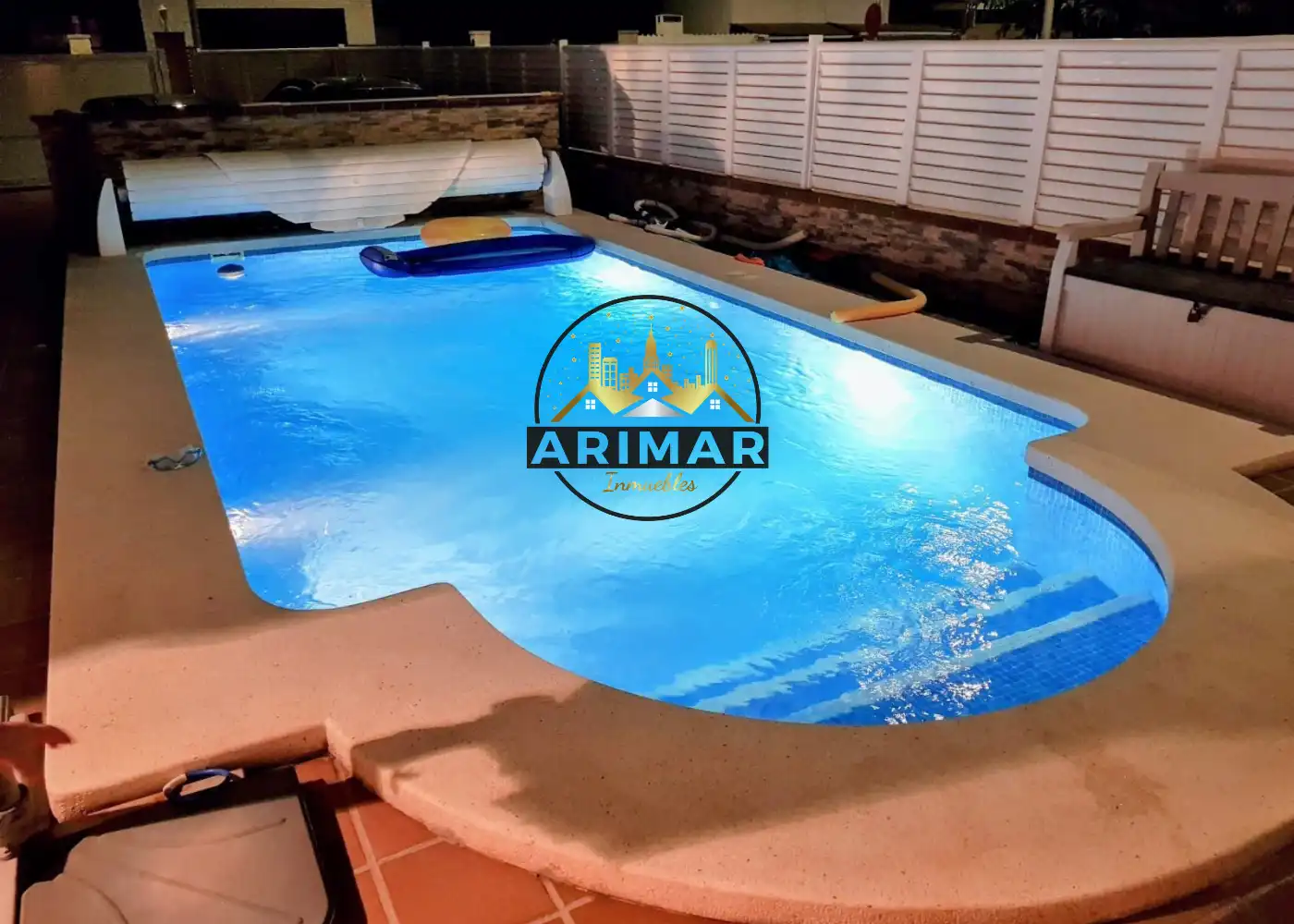 Swimming pool of Detached homes for sale in Burriana / Borriana  with Air Conditioner, Terrace and Swimming Pool