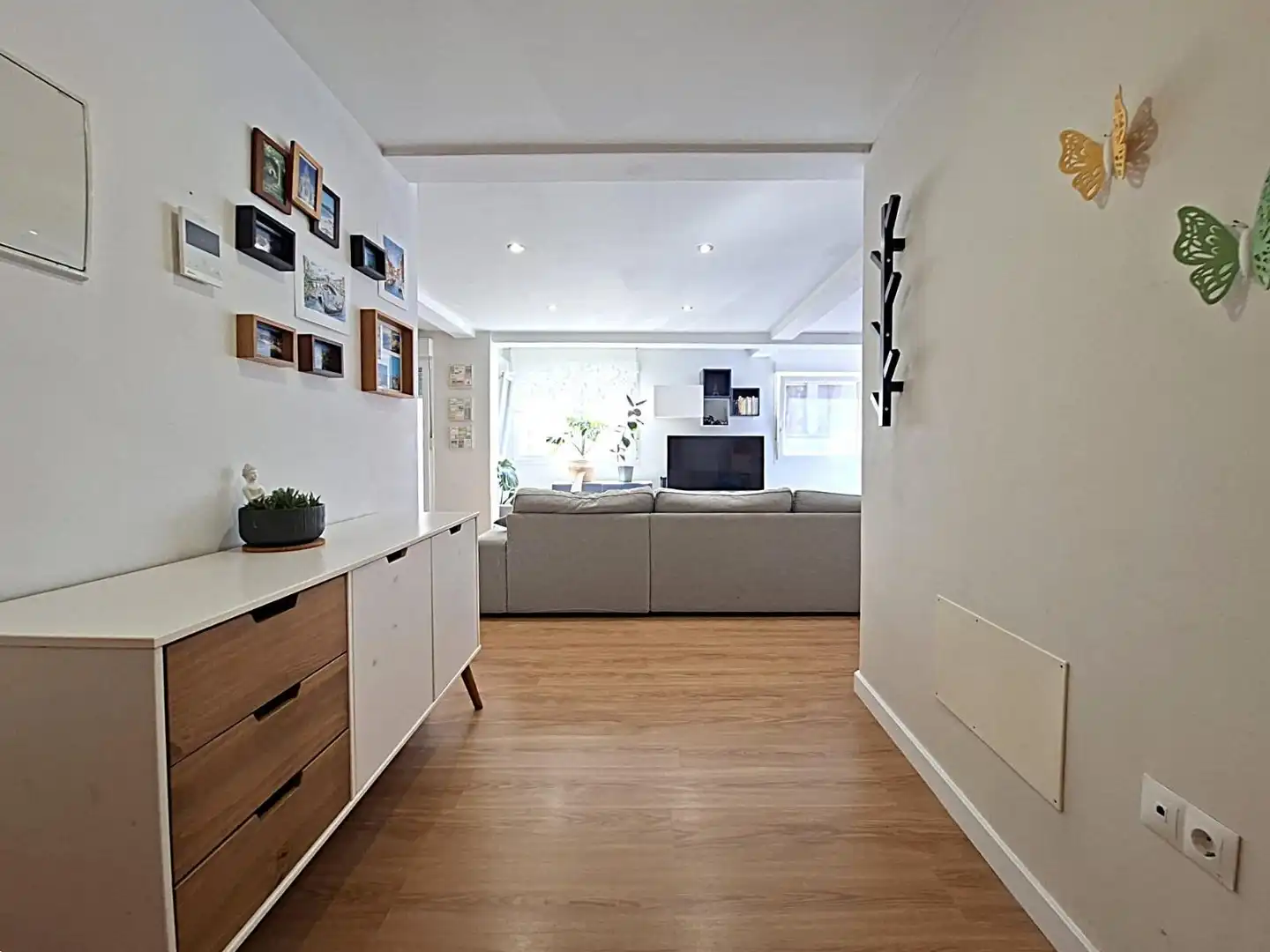 Sala de estar de Piso en venta en Vilagarcía de Arousa con Terraza, Amueblado y Balcón
