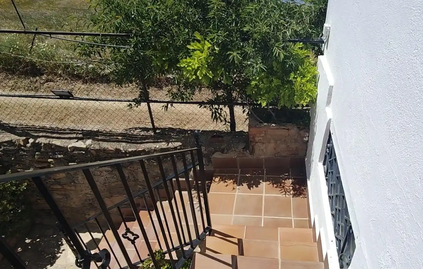 Terraza de Finca rústica en venta en La Lapa con Aire acondicionado, Jardín privado y Terraza
