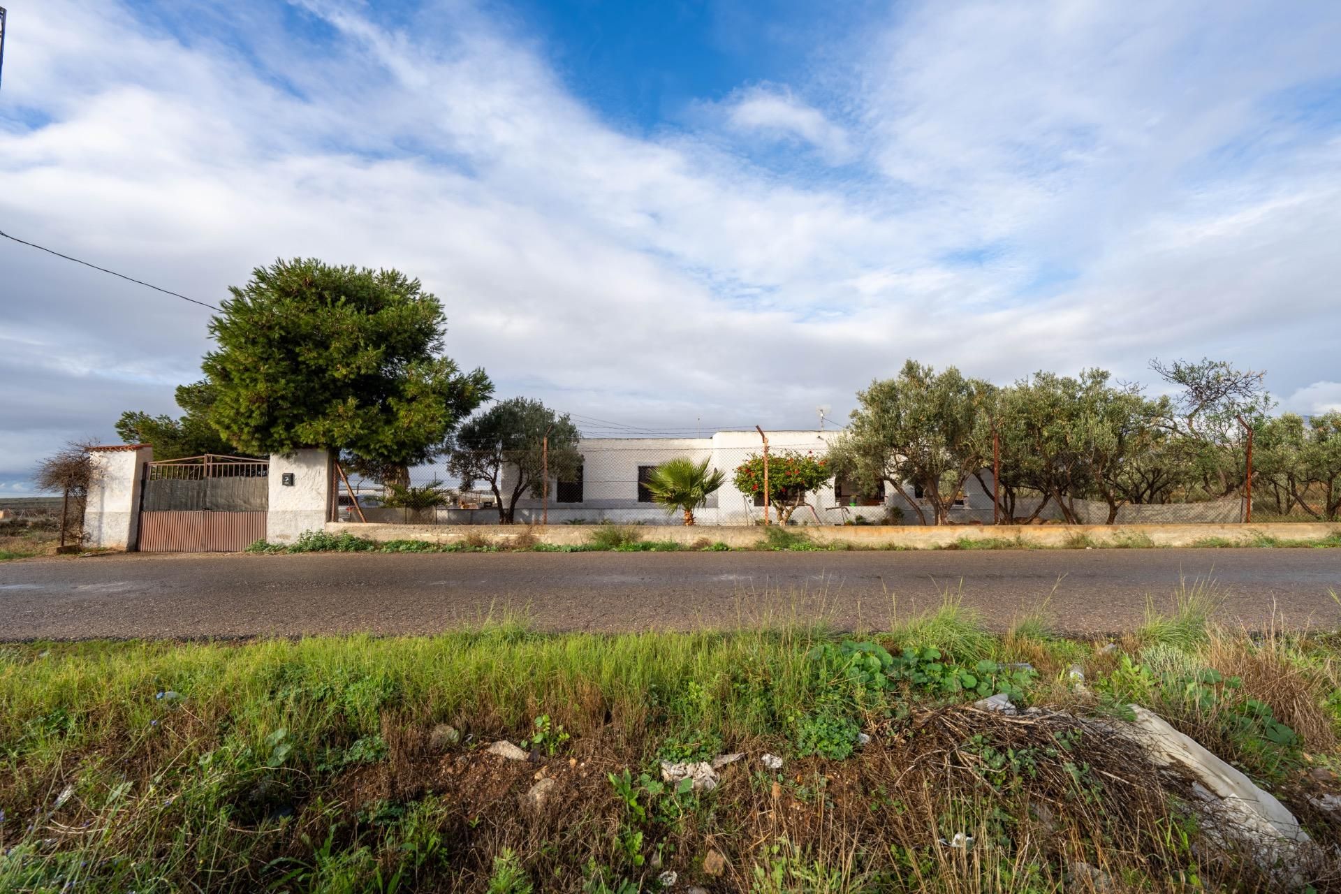 Exterior view of Country house for sale in Níjar  with Air Conditioner and Storage room