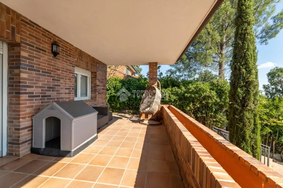 Terrassa de Casa o xalet en venda en Torrelodones amb Calefacció, Jardí privat i Terrassa