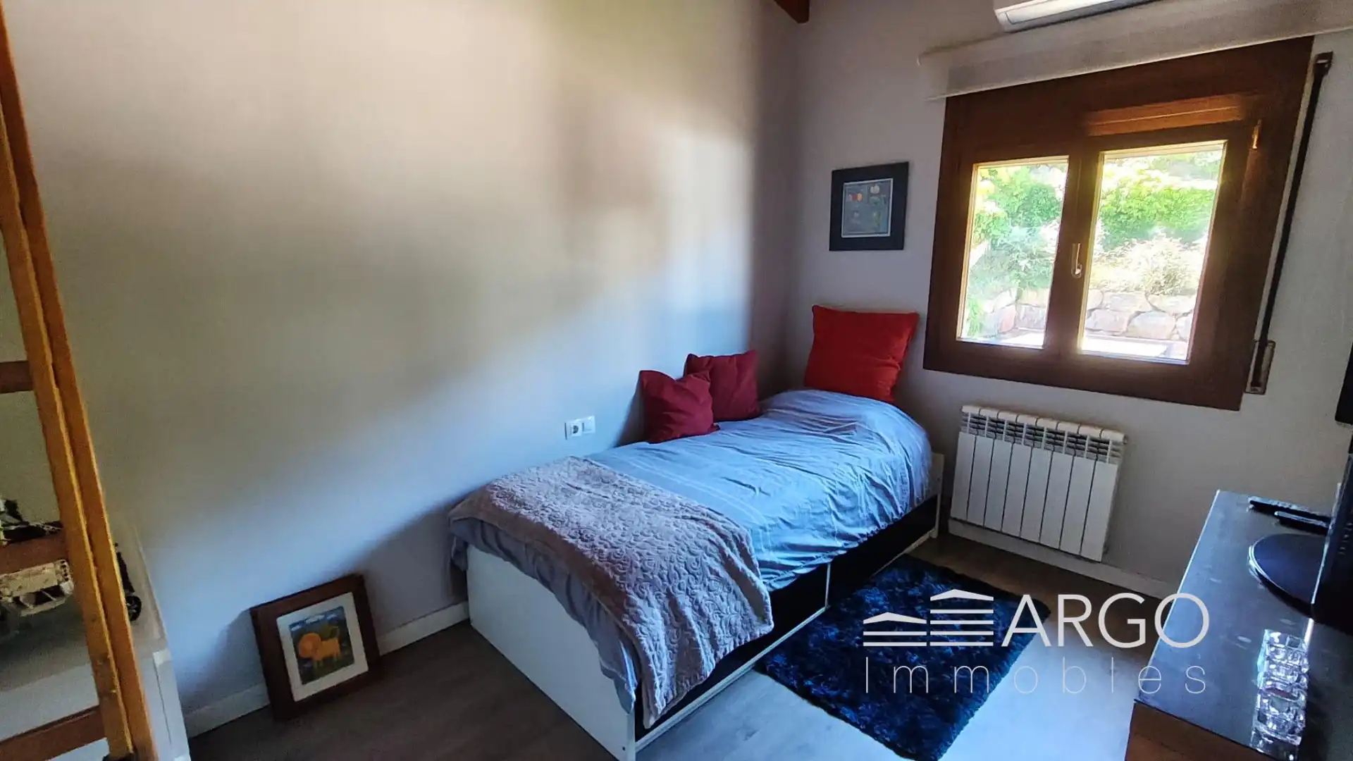 Habitación de Casa o chalet en venta en Vallromanes con Aire acondicionado, Calefacción y Jardín privado
